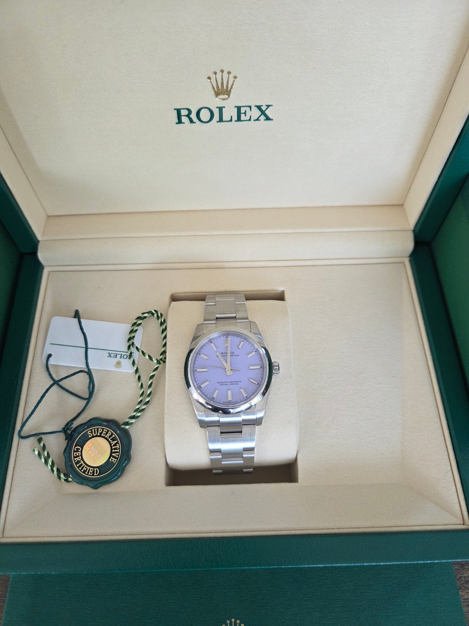 2025 Rolex Op 36mm Lavender