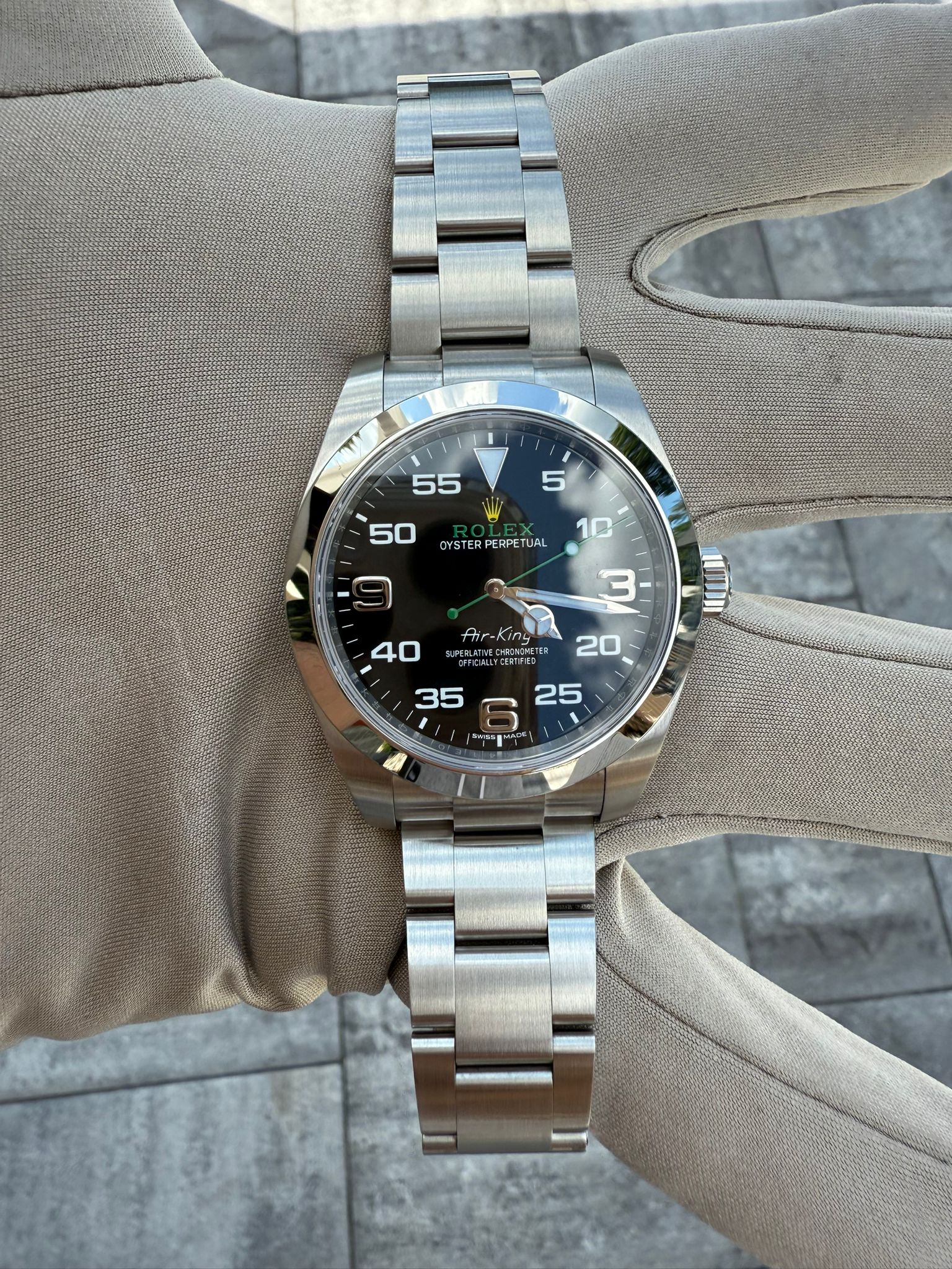 2021 Rolex Air King – Winding House Watches - Main Image