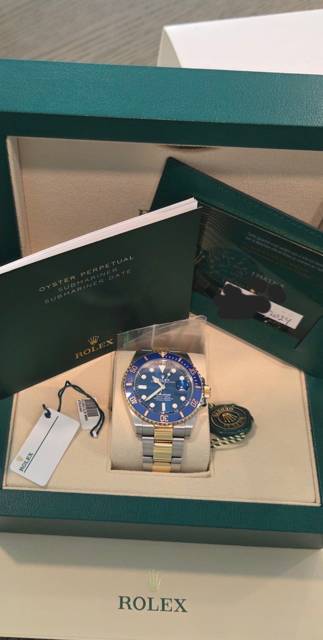 2024 Rolex Submariner 2 Tone ( Bluesy )