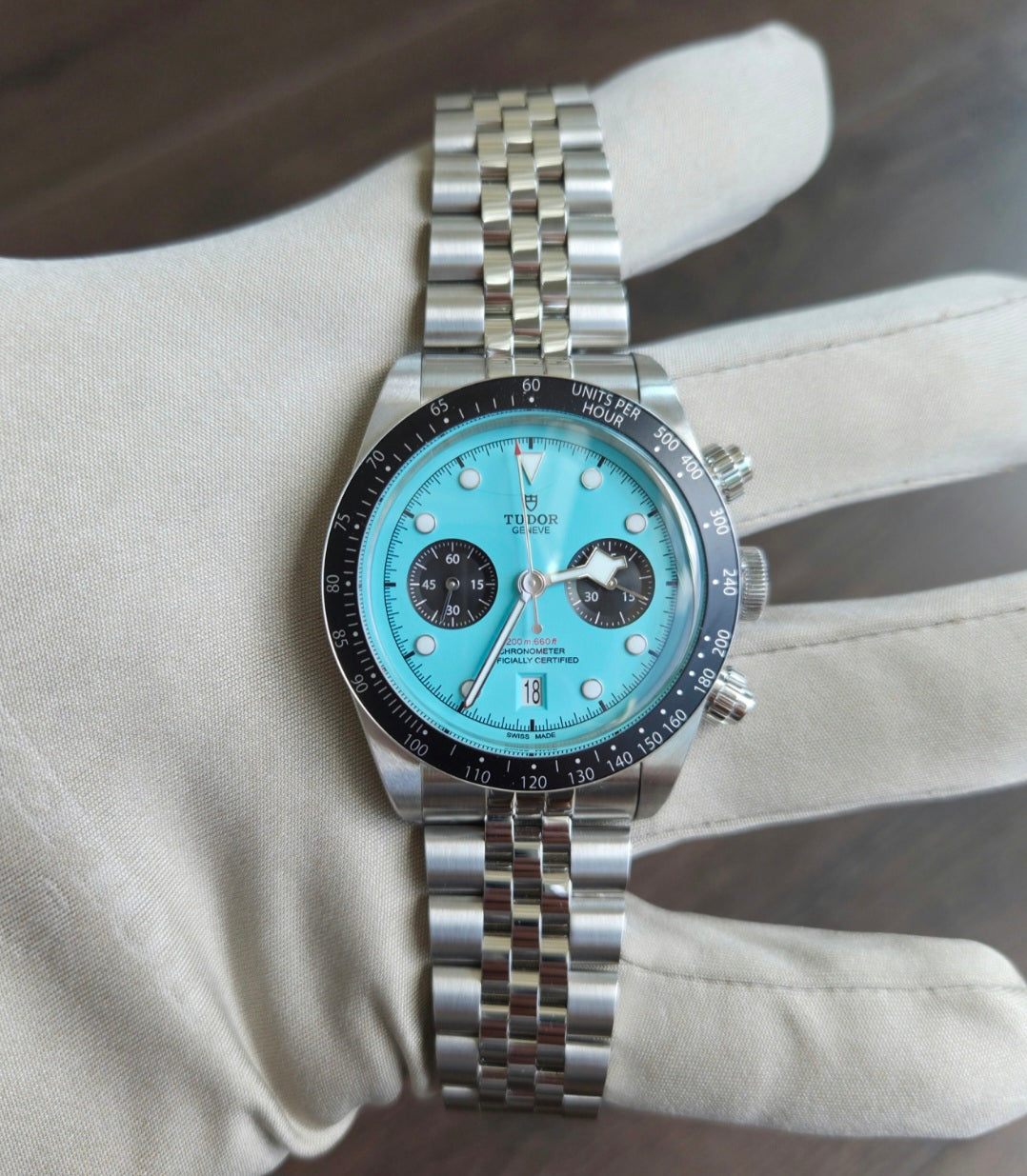 2025 Tudor Black Bay Chrono Flamingo blue